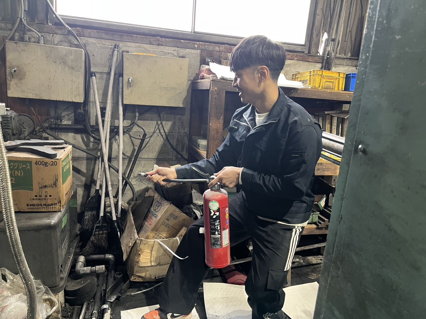 今年の避難訓練です。